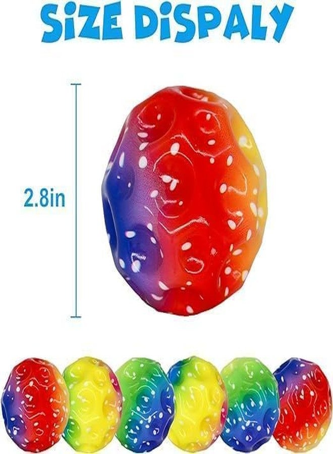 LANLOY Space Ball,Moon Ball High Bouncing Ball,Pop Bouncing Space Ball Sports Training Ball Children's Sensory Ball Multicolor pack of -1 (Space Ball, 3) - Image 4
